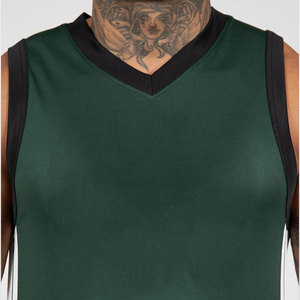 LEDBURY INTERNATIONAL Men's Sporty Crew Neck Polyester/Cotton <b>Tank</b> <b>Top</b> Seamless Comfortable <b>Loose</b> Design Jersey Longline - Product Image 5