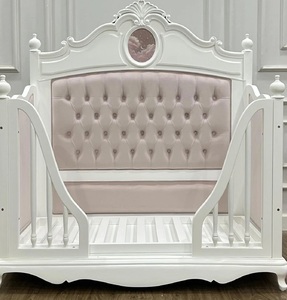 Baby Luxury Nursery Furniture <b>Cots</b> Bed Baby Cribs 2 in 1 With Toddler - Product Image 4