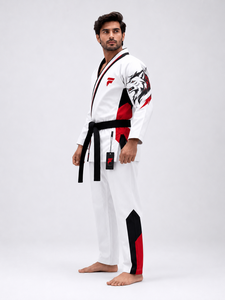 Uniforme de karaté haut de gamme avec tissu respirant, coutures robustes, mouvements flexibles et confort d'entraînement fiable pour une performance optimale. - Product Image 4