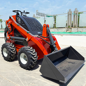 Hot-selling Cheap 1 Ton 1.5t <b>Stand</b> on Attachments Skid Steer EPA <b>Engine</b> Mini Skid Steer Track Loader - Product Image 2