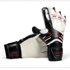 Football Goalkeeper Gloves Full Finger Non-Slip Breathable Adjustable Wrist <b>Strap</b> Unisex Leather Sports Gear - Product Image 4