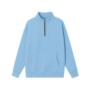 Sudadera con capucha para mujer, de color liso, de forro polar, de manga larga, transpirable, con diseño de bolsillo, para otoño - Product Image 4