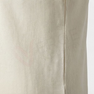 Men's <b>Cream</b> Short Sleeve 100% Cotton Pique Polo <b>Shirt</b> Casual Breathable Regular Fit Solid Knitted Design - Product Image 5