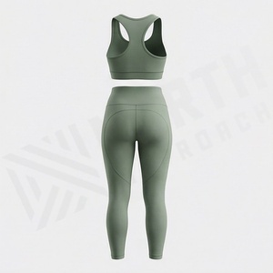 Conjuntos de Yoga Sublimados Estampados para Mujer, Leggings de Gimnasio, Sujetador Deportivo, Ropa Deportiva Transpirable para Mujer, Atuendo Deportivo - Product Image 2