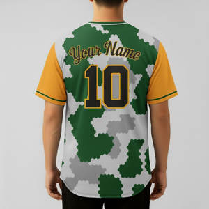 เสื้อเบสบอลซอฟต์บอลแบบยูนิเซ็กซ์สั่งทำได้ 100% โพลีเอสเตอร์ พิมพ์ลายด้วยความร้อน ป้องกันแบคทีเรีย แห้งเร็ว ระบายอากาศได้ดี - Product Image 2