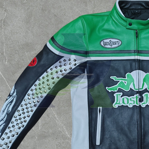 Men's Racing <b>Armored</b> <b>Jacket</b> <b>With</b> Motorbike <b>Leather</b> <b>Jackets</b> <b>Motorcycle</b> <b>Leather</b> <b>Jackets</b> Street Biker - Product Image 2