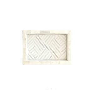 Plateau de service rond indien de haute qualité, fait main, avec des perles nacrées, design marocain, articles pour la maison, Dubaï, Arabie Saoudite - Product Image 2