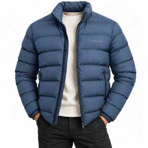 Veste matelassée à capuche grande taille imperméable, prix de gros, classique, sur mesure, pour homme, haute qualité, hiver - Product Image 5