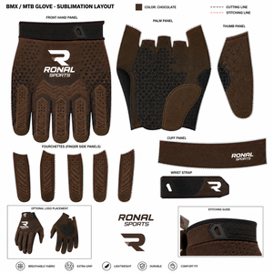 Best Design RONAL SPORTS Motocross Cycling MTB Bike Racing <b>Gloves</b> Breathable Full Finger BMX <b>MX</b> Downhill Polyester Cotton Buckle - Product Image 4