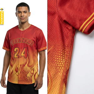 Camisetas Deportivas Samavia RTS de Béisbol, 100% Poliéster, Sublimación, Precio Bajo, para Fanáticos - Product Image 4