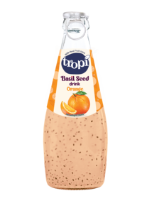 Proveedor de Vietnam, Bebida de Semillas de Albahaca en Botella de Vidrio de 290 ml, Bebida con Sabor Natural, OEM, Marca Privada, Exportación al por Mayor - Product Image 2