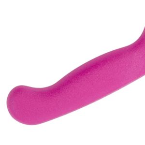 Couteaux de préparation des fruits à manche rose avec lame droite argentée, poignée ergonomique incurvée et repose-doigts pour peler et trancher - Product Image 6
