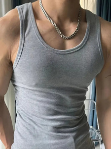 Basic Tank <b>Top</b> with Relaxed Fit Perfect for <b>Layering</b> Lounging Daily Activities Summer Comfort Breathable Fabric and Casual fit - Product Image 1