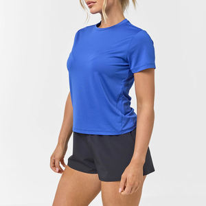 Ensembles courts personnalisés 100 % coton pour femmes – Tenues d'été : T-shirts courts à manches courtes et shorts – Ensemble deux pièces uni avec bordure contrastante - Product Image 1