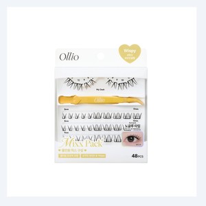 Pestañas postizas Ollio Korean K-Beauty sin pegamento, paquete mixto, naturales, hechas en Corea. - Product Image 4