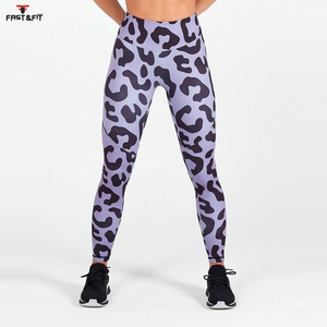 New Design High Waist Workout Leggings for Women Fashion Sportswear with Knitted Fabric High Fashion Style - Product Image 3