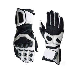 Gants de course pour moto et motocross, logo personnalisé, cuir véritable, gants de moto à doigts entiers - Product Image 6
