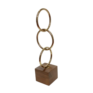 Gold Color Finished Aluminum Sculpture For Outdoor Display Decorative <b>Object</b> Hotels Decoration Luxury Design Figurines Sculpture - Product Image 4