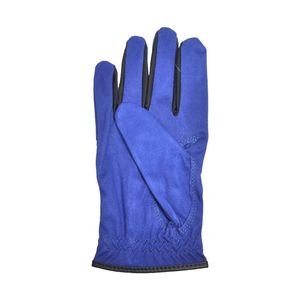 Custom Logo Sheepskin Golf <b>Gloves</b> for Men with Adjustable Wrist Strap Hook & Loop Closure Embossed Printing Outdoor Use - Product Image 5