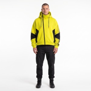 Men <b>Lightweight</b> Sports <b>Jacket</b> with Hood Full Zip Outdoor Training Activewear <b>Casual</b> Wind Resistant Outerwear - Product Image 1