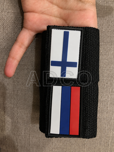 Boucle de ceinture en nylon réglable en gros avec patch PVC pour ceintures de tir, équipement de paintball et sports de plein air - Product Image 5