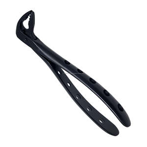 Los mejores fórceps de extracción de raíz de diente dental reutilizables Recubrimiento de plasma negro de acero inoxidable Fuente de alimentación manual Eliminación de dientes orales - Product Image 2