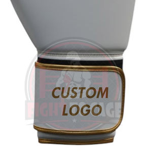 Guantes de Competición de PU para Adultos, Color Blanco con Costuras Doradas, Nuevo Modelo, Precio de Fábrica, para Mayor Protección y Comodidad - Product Image 5