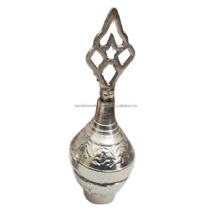 High Quality Brass <b>Eyeliner</b> Pot With Stick Surmedani Nickel Finished For Surma Storage Bottle Is Used Eye Makeup - Product Image 6