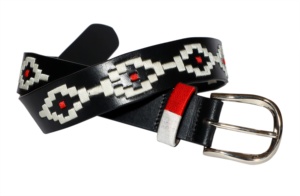 Ceinture Polo Unisexe de Luxe, Longueur Personnalisable, Cuir de Vachette Bleu Turquoise de Qualité Supérieure, Boucle en Alliage de Zinc Gris, Cuir Véritable - Product Image 6