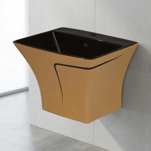 WC monobloc décoratif en céramique mat coloré de luxe pour salle de bain publique - Prix - Product Image 4