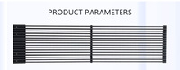 Écran LED Modulaire Transparent en Verre Intérieur P3.91 Flexible Pleine Couleur 4K 5000cd 3840Hz Étanche IP43 Mur Vidéo Résistant à la Lumière du Soleil