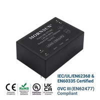 Alimentation électrique CC Mornsun LD60-23B05R2 5V 10A SMPS, alimentation 5V, entrée large plage 85-305VAC, isolation élevée 4200VAC