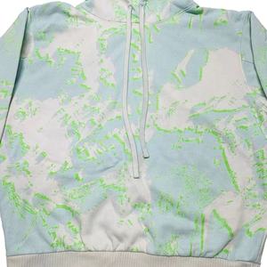 Sweat à capuche tie-dye personnalisé de haute qualité, unisexe, manches longues, grande taille, streetwear pour homme, coton uni, saison hivernale - Product Image 3