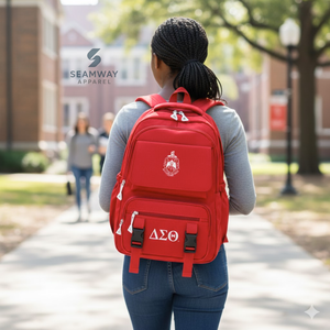 Delta | Sigma | Theta Sorority Backpack Heavy Duty Cordura <b>Rucksack</b> Stylish Laptop Daypack Outdoor Hiking Backpack - Product Image 4