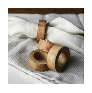 Porte-serviettes en bois fait main unique, de qualité supérieure, objet décoratif de table. Achetez chez UF INTERBATIONAL Crafts en Inde. - Product Image 4