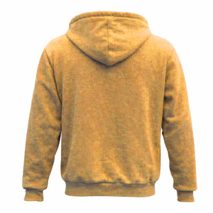 Men Autumn Hip Hop Heavyweight Full <b>Zip</b> Hoodie Custom Oversized Black 100% Cotton Eco-Friendly Breathable Customized Printing - Product Image 3