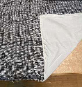 Toalla Ailoha de Secado Rápido con Rayas de Algodón Jacquard de una Cara para Deportes/Playa/Viajes - Product Image 1