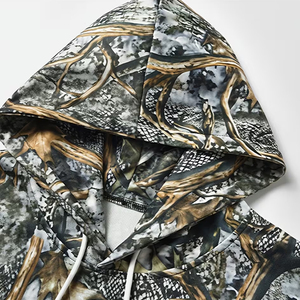 Sweat-shirts de randonnée en coton épais de haute qualité, vente chaude, vierges, pour la chasse et le streetwear, 100 % coton, pour hommes - Product Image 4