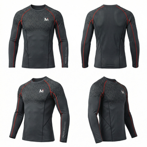 Breathable Stretch Long Sleeve Gym Athletic <b>Compression</b> <b>Shirt</b> 2026 Rashguard <b>Compression</b> <b>Shirt</b> Rashguard <b>Compression</b> <b>Shirt</b> - Product Image 6