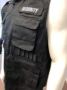 Veste de sécurité en maille avec fermeture éclair, poches multifonctions, bande réfléchissante de haute qualité 100%, classe 1 ANSI, imperméable, personnalisable - Product Image 5