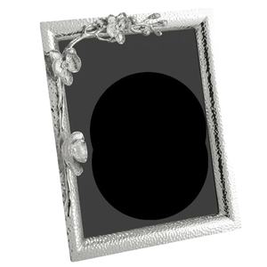 Luxury High Quality Square Metal Decorative Table Top Photo <b>Frame</b> Custom Creative Aluminium Flower Style Glass Factory Wholesale - Product Image 1