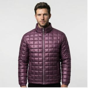 Chaqueta acolchada de invierno negra con logotipo personalizado cálido para hombre, chaqueta acolchada de burbujas para exteriores para hombre, tarifa al por mayor, pato personalizado transpirable Oem - Product Image 1