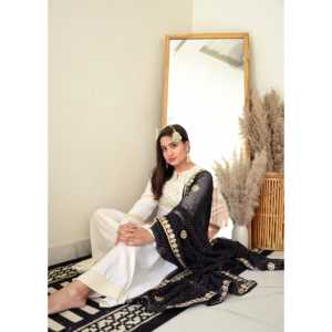 Conjunto de Traje de Gasa Blanco Sunshine - Talla XS - Product Image 2