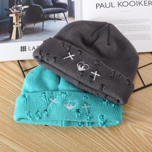 Gorros Unisex Personalizados con Logotipo Personalizado, Gorro de Hip Hop Multicolor Acrílico con Diseño Desgastado, Calidad Premium - Product Image 3