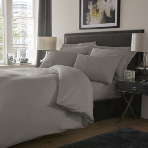 Parure de lit beige ajustée, housse de couette douce, drap plat, taie d'oreiller, décoration de chambre à coucher - Product Image 4