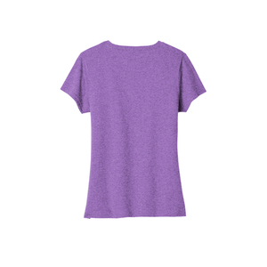 เสื้อยืดผู้หญิงขายส่ง เสื้อยืดลำลองใส่สบายสำหรับฤดูร้อน ผ้าเนื้อนุ่ม แขนสั้น แฟชั่นทันสมัย คอวี สำหรับผู้หญิง - Product Image 2