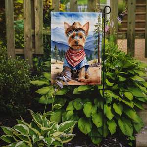 Silky Terrier Cowboy Bienvenido Jardín Bandera Multicolor Buzón Decorativo Patio Banner para Patio Obras de arte y camas de flores - Product Image 2
