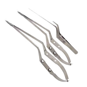 Tijeras Oftálmicas Manuales de Acero Inoxidable Castroviejo Yasargil, Juego de Instrumentos Microquirúrgicos con Certificación CE para Uso Hospitalario MOL - Product Image 3
