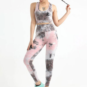 Ensemble de yoga unique pour femmes, 2 pièces, mode sportive, taille élastique, ensemble de yoga personnalisé en vente, ensemble de yoga fitness pour femmes - Product Image 2