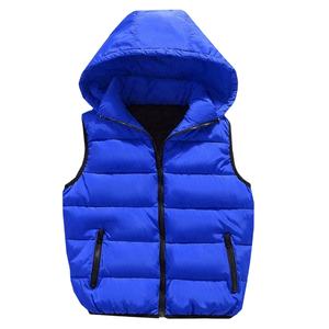 Gilet chaud rembourré pour hommes, veste chaude d'extérieur, sans manches, avec fermeture éclair, Logo personnalisé, collection hiver 2020 - Product Image 1